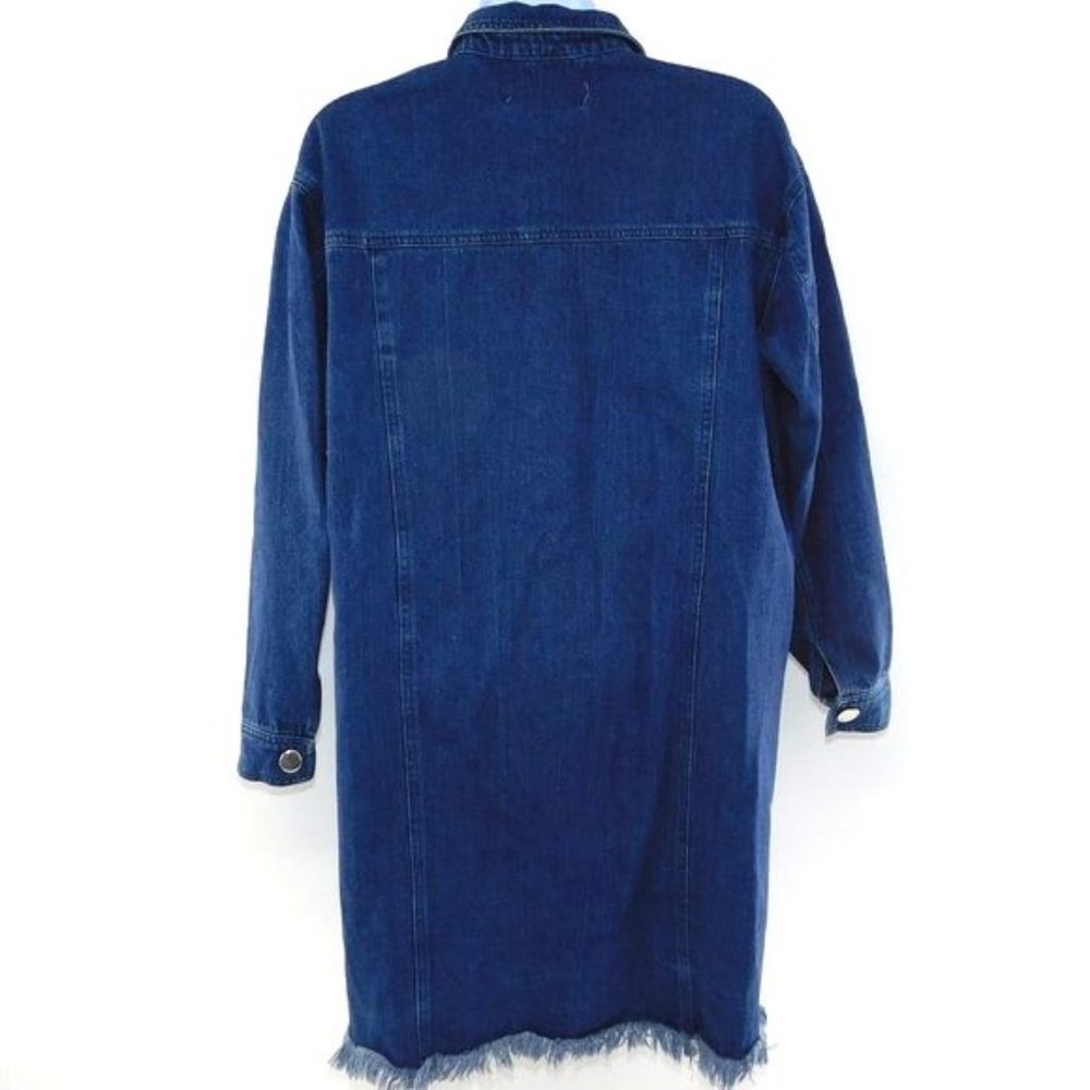 ASOS "The WhitePepper" Long Denim Jacket/Dress - Picture 7 of 10